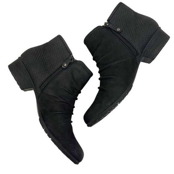 ROCKPORT / Cobb Hill Leather Ankle Booties (Sz 41.5) - Picture 2 of 8